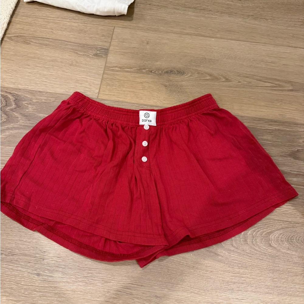Parke Women's Red Shorts
